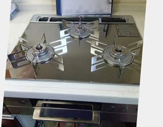 施工後：リンナイ「デリシア・操作部液晶付き」RHS31W38M13RCSTW