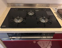 施工後：パロマ「ブリリオ」PD-732W-75GZ