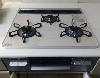 施工後：パロマ「ブリリオ」PDT7AWS3-60CB