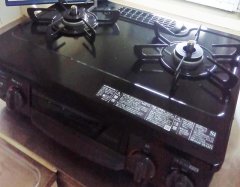 設置後：テーブルガスコンロ「スタンダード」KG35NBKL