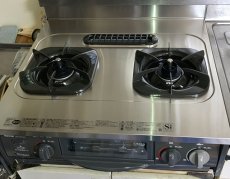 施工後：リンナイ「キャビネット型グリル付コンロ」URG-655TS2A-L