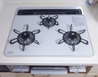 東京都町田市T邸ビルトインガスコンロ、ハーマンDG3067NR→パロマ「リプラ」PD-509WS-60CV交換施工事例
