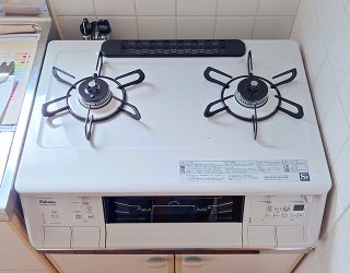 設置後：パロマ エブリシェフ PA-380WHA-L