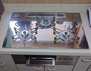 施工後：リンナイ デリシア 操作部液晶付き RHS72W38M13RCSTW