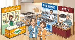 ガスコンロ交換はどこに頼む
