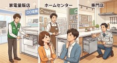 食洗機交換はどこに頼む？家電量販店・ホームセンター・専門店を比較