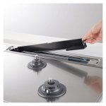 画像2: ノーリツ ガスコンロ用オプション「排気口落下物ガード（グリル排気口ちり受け）」DP0146 (2)