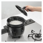 画像2: リンナイ ガスコンロ用専用調理器具「3合炊き炊飯釜／つつみ炊きKAMADO」RTR-03E (2)