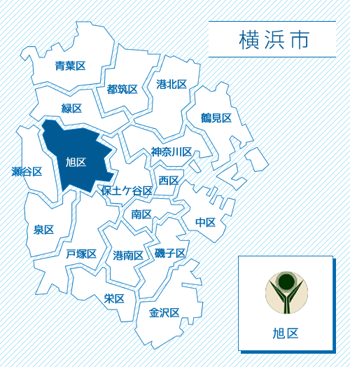 横浜市旭区の対応エリア