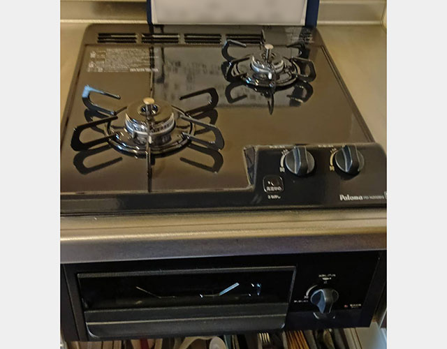 施工後：パロマ「コンパクト」PD-N202BG