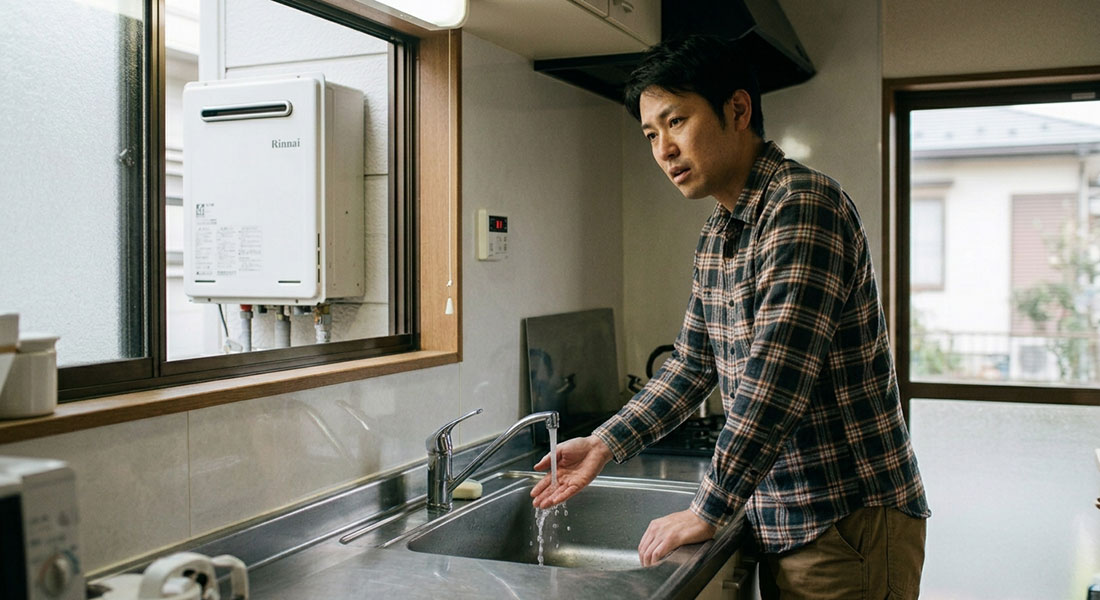 給湯器からお湯が出ない原因は？