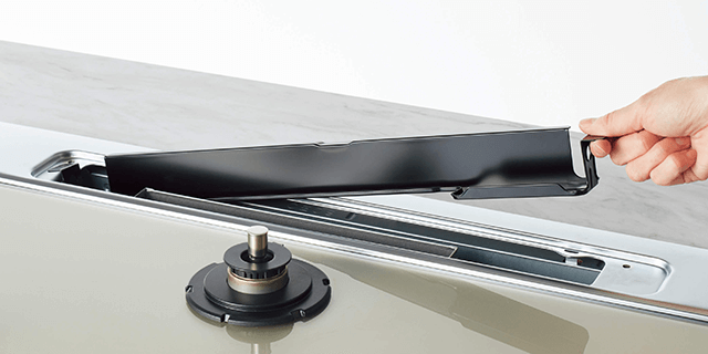 排気口落下物ガード