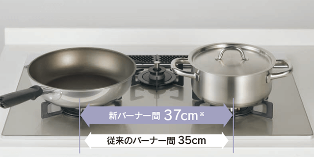 操作性に差が出る＋2cm