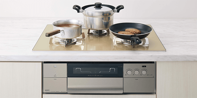 同時調理のストレスを軽減