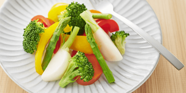 彩り野菜の無水調理