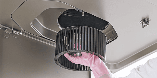 ファンのお手入れ