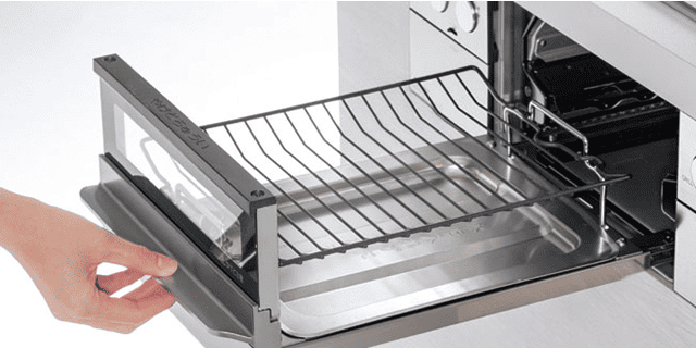 スムーズスライドレール式グリル