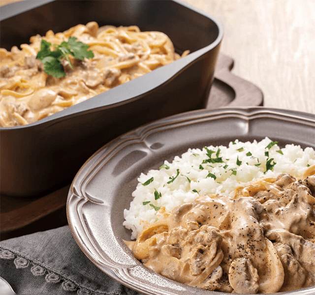 ビーフストロガノフ