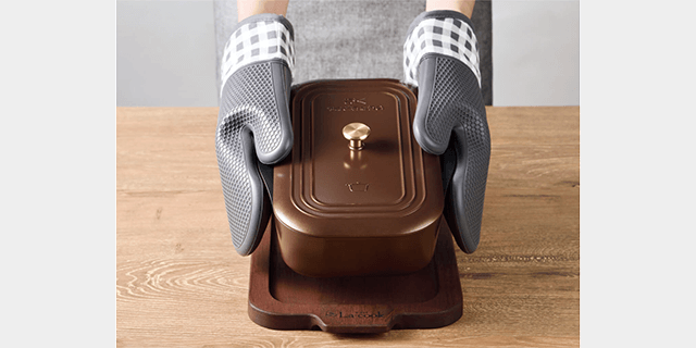 シリコン素材のラ・クック用推奨ミトン