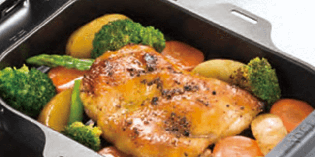 ローストチキンでも