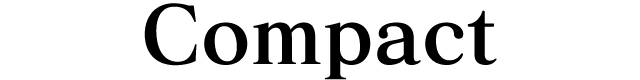 コンパクト