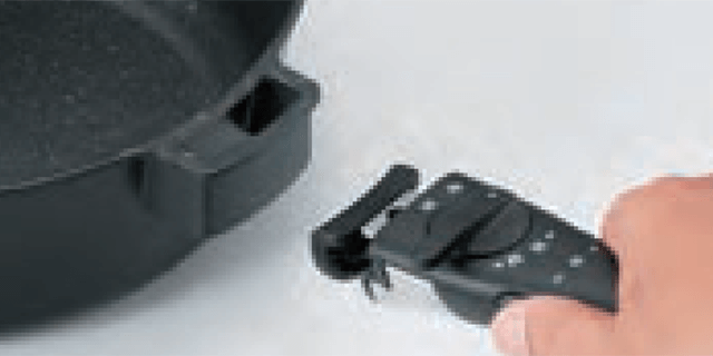 便利な脱着式ハンドル