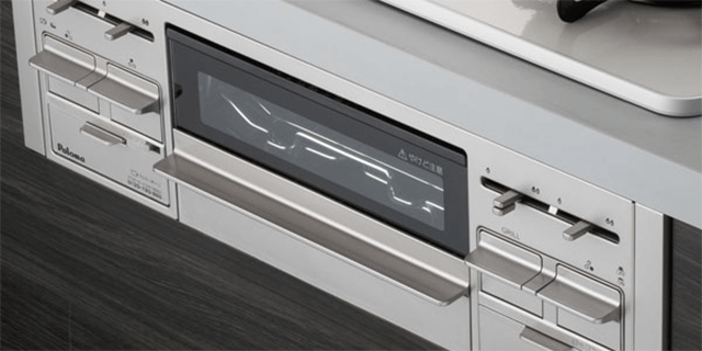 シンプル・スタイリッシュな操作部