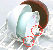 小さなスペースに垂直に並べられる