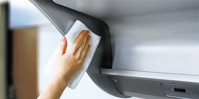 拭きやすいフォルム・高さ