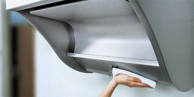 低位置でお掃除しやすい