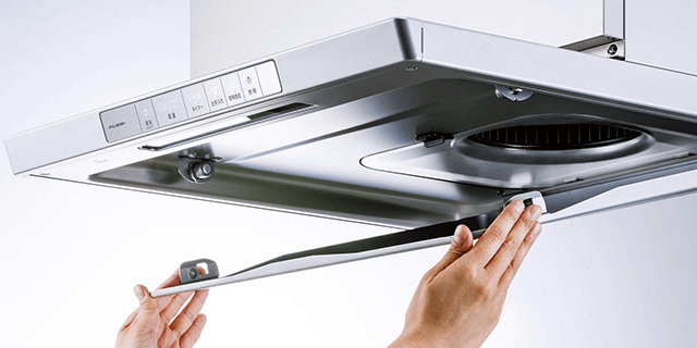 取りはずしが簡単な整流板