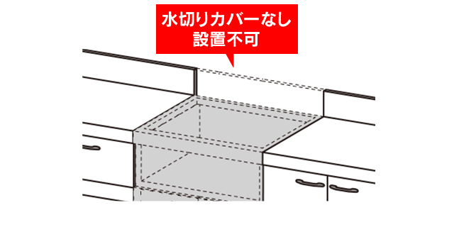 水切りカバーの「無い」場合