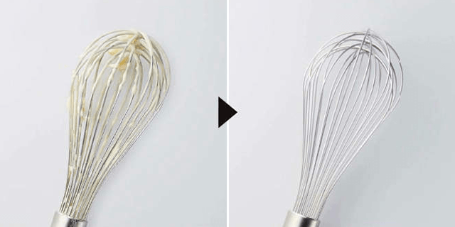 洗いづらい形状の器具も