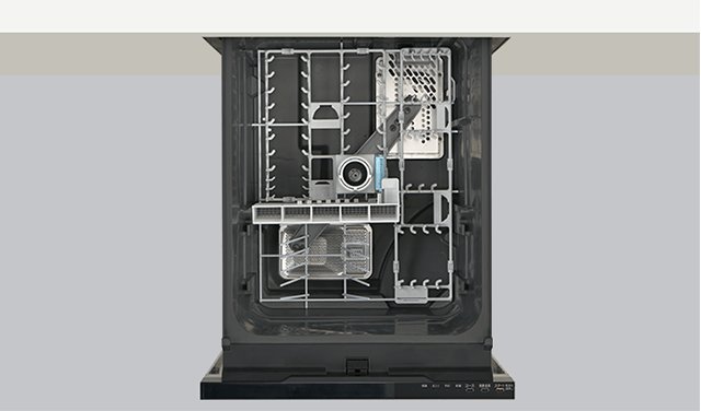 庫内が見やすいカゴ色