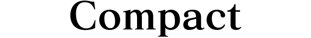 コンパクト