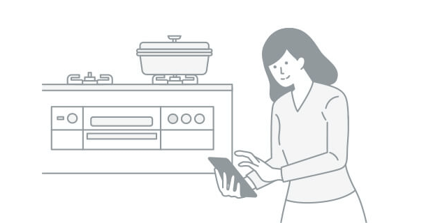 火加減おまかせで料理が完成