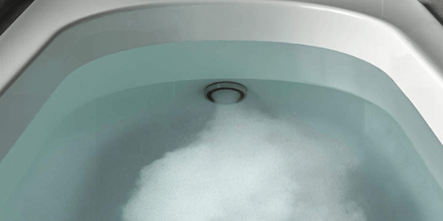 白濁の湯でリラックス